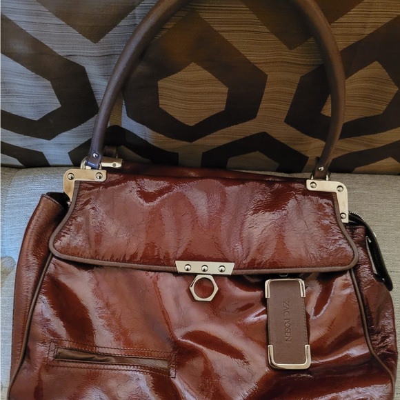 Zac Posen made in Italy colored coffee chocolate - Picture 5 of 11